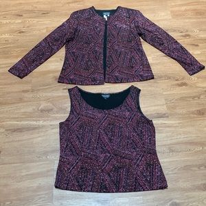 Women’s sequined sweater set